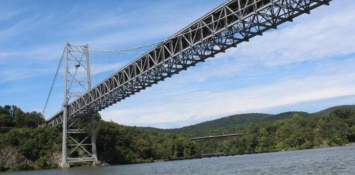 Let's not forget the historic Bear Mountain (U.S. Route 6) Bridge which crosses the Hudson River 5.1 miles north of Peekskill. As of 2024 the bridge is 100 years old.